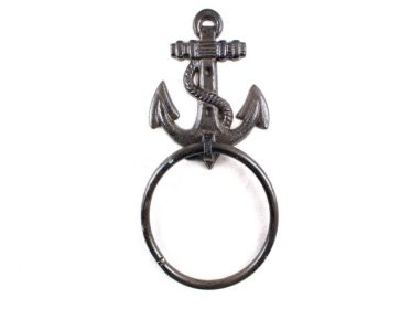 Cast Iron Anchor Towel Holder 8.5""