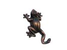 Antique Copper Decorative Frog Hook 6""