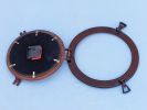 Antique Copper Deluxe Class Porthole Clock 12""