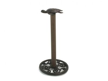 Cast Iron Sea Turtle Extra Toilet Paper Stand 13""