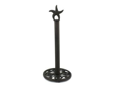 Cast Iron Starfish Extra Toilet Paper Stand 15&quot;