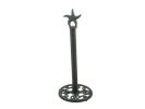 Rustic Seaworn Blue Cast Iron Starfish Extra Toilet Paper Stand 15&quot;