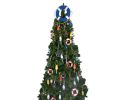 Vibrant Blue Lifering with White Bands Christmas Tree Topper Decoration