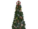 Red Lifering with White Bands Christmas Tree Topper Decoration