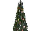 Dark Blue Lifering with White Bands Christmas Tree Topper Decoration