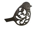 Cast Iron Bird Trivet 8""