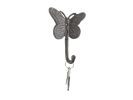 Cast Iron Butterly Decorative Metal Wall Hook 5""