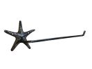 Rustic Silver Cast Iron Starfish Wall Mounted Paper Towel Holder 18""