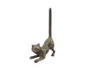 Rustic Gold Cast Iron Cat Extra Toilet Paper Stand 10""