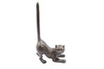 Cast Iron Cat Extra Toilet Paper Stand 10""