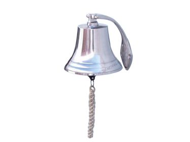 Chrome Hanging Harbor Bell 7""