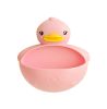 Creative Multi-function Bathroom Duck Strong Chuck Soap Holder Soap Dish PINK