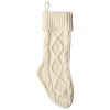 3 In 1 Large 46Cm Knitted Wool Home Wall Decoration Candy Bag Socks Diamond Gift Bag Socks Hanging Ornaments