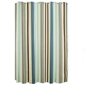 Thick Polyester Shower Curtain Stripe Pattern Shower Curtains, 150x180 cm