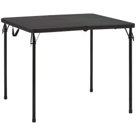 34" Square Resin Fold-in-Half Table