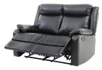 Glory Furniture Ward G761A-RL Double Reclining Love Seat , BLACK