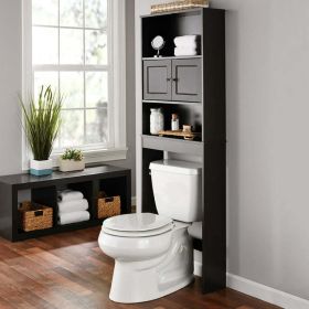 23" W Bathroom Space Saver, 3 Shelves, Mainstays over the Toilet Cabinet