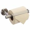 Toilet Paper Holder Brushed Nickel SUS304 Stainless Steel Rustproof Wall Mounted Toilet Roll Holder; Modern Tissue Roll Dispenser Round for Bathroom K