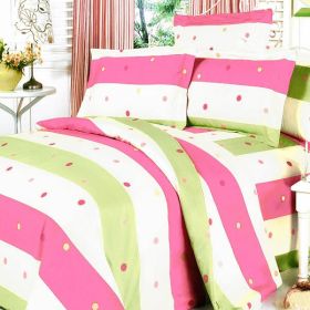 Blancho Bedding - [Colorful Life] 100% Cotton 2PC Mini Duvet Cover Set (Twin Size)