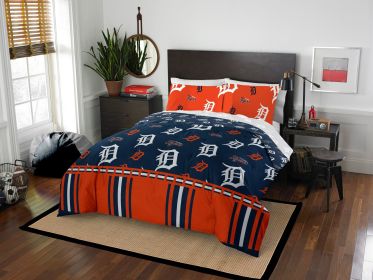 Detroit Tigers OFFICIAL MLB Queen Bed In Bag Set