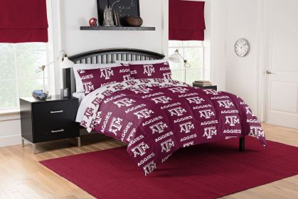 Texas A&M Aggies Rotary Queen Bed In a Bag Set