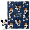 Jazz OFFICIAL NBA & Disney's Mickey Mouse Character Hugger Pillow & Silk Touch Throw Set; 40" x 50"