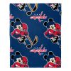 Capitalss OFFICIAL NHL & Disney's Mickey Mouse Character Hugger Pillow & Silk Touch Throw Set; 40" x 50"