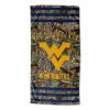 West Virginia OFFICIAL NCAA Realtree "Stripes" Beach Towel; 30" x 60"