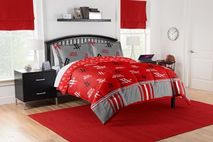 Rockets OFFICIAL NBA Queen Bed In Bag Set