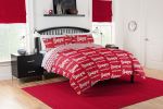 Nebraska Cornhuskers Full Rotary Bed In a Bag Set