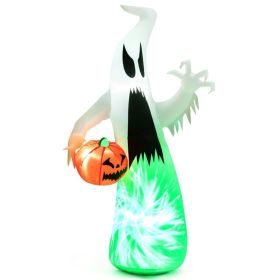 Holiday Backyard Decor Halloween Inflatable Horror Ghost  W/LED Lights