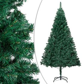 Artificial Christmas Tree with Thick Branches Green 6 ft PVC