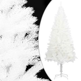 Artificial Christmas Tree Lifelike Needles White 8 ft