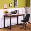 Home Office Desk Chair Computer Chair Fashion Ergonomic Task Working Chair with Wheels Height Adjustable Swivel PU Leather