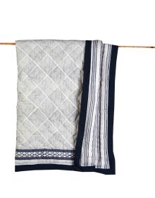 CAIRO BLUE COTTON QUILT