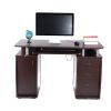 15mm MDF Portable 1pc Door Computer Desk with 3pcs Drawers  XH