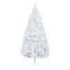 FCH 8ft Flocking Tied Light Christmas Tree RT