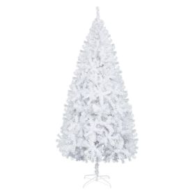 FCH 8ft Flocking Tied Light Christmas Tree RT