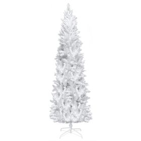 FCH 7.5ft Flocking Tied Light Christmas Tree RT