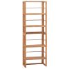 Shelving Unit 23.6"x11.8"x70.9" Solid Teak Wood