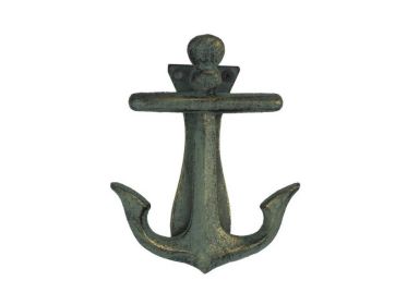 Antique Bronze Cast Iron Decorative Anchor Door Knocker 6&quot;