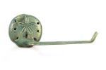 Antique Seaworn Bronze Cast Iron Sand Dollar Toilet Paper Holder 10""