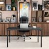 Simple Deluxe Modern Design; Simple Style Table Home Office Computer Desk for Working; Studying; Writing or Gaming; Black