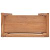 Shelving Unit 23.6"x11.8"x70.9" Solid Teak Wood