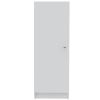 Belleria Single Door Pantry with Four Interior Shelves -White