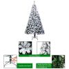 6FT PVC Flocking Christmas Tree 750 Branches Automatic Tree--YS