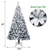 6FT PVC Flocking Christmas Tree 750 Branches Automatic Tree--YS