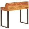 Desk 43.3"x19.7"x37" Solid Wood and Steel