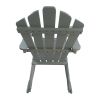 Reclining Wooden Outdoor Rocking Adirondack chair; walnut