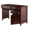 Delta Office Writing Desk Walnut